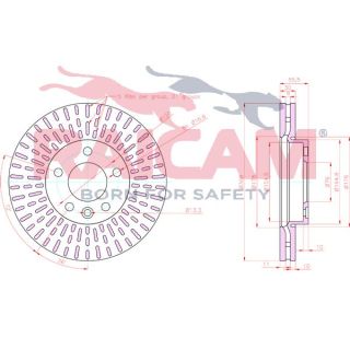 Stabdžių diskas RAICAM RD01444