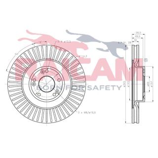 Stabdžių diskas RAICAM RD01473