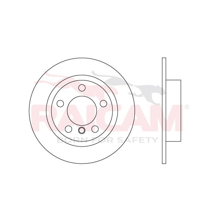 Stabdžių diskas RAICAM RD01504