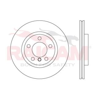 Stabdžių diskas RAICAM RD01514