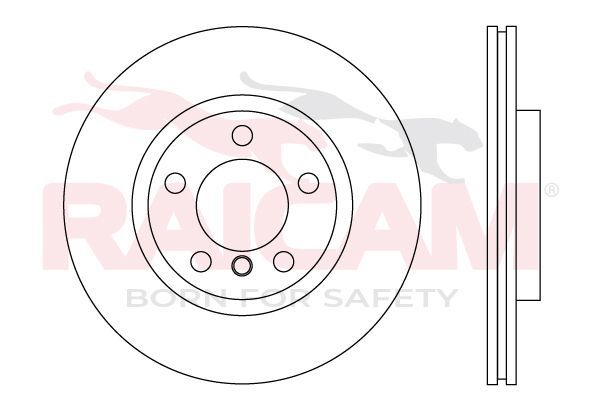 Stabdžių diskas RAICAM RD01514