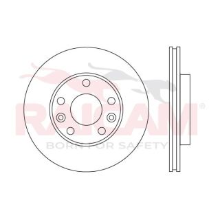 Stabdžių diskas RAICAM RD01515
