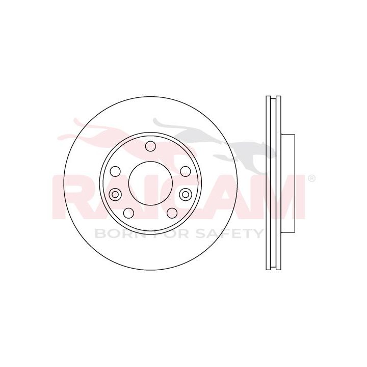 Stabdžių diskas RAICAM RD01515