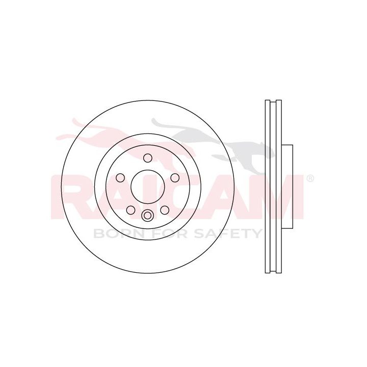 Stabdžių diskas RAICAM RD01527