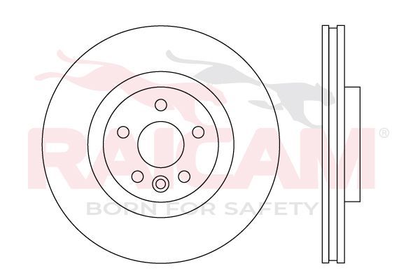 Stabdžių diskas RAICAM RD01527