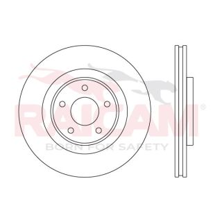 Stabdžių diskas RAICAM RD01529