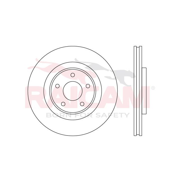 Stabdžių diskas RAICAM RD01529
