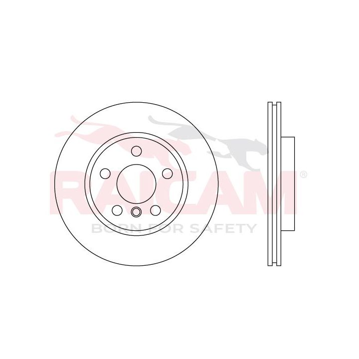 Stabdžių diskas RAICAM RD01530