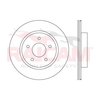 Stabdžių diskas RAICAM RD01532