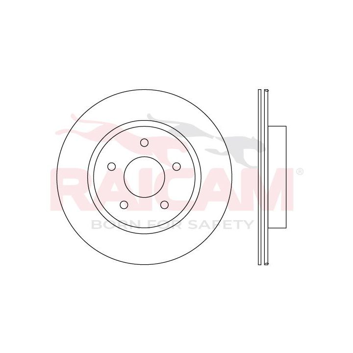 Stabdžių diskas RAICAM RD01532
