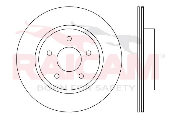 Stabdžių diskas RAICAM RD01532