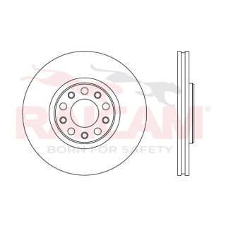 Stabdžių diskas RAICAM RD01534