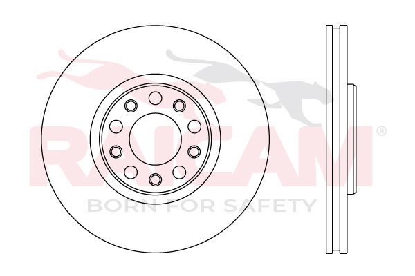 Stabdžių diskas RAICAM RD01534
