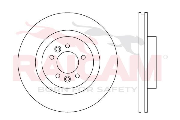 Stabdžių diskas RAICAM RD01536