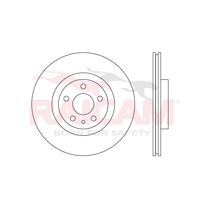 Stabdžių diskas RAICAM RD01540