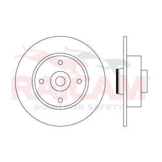 Stabdžių diskas RAICAM RD01541