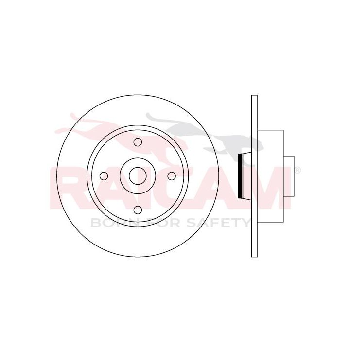 Stabdžių diskas RAICAM RD01541