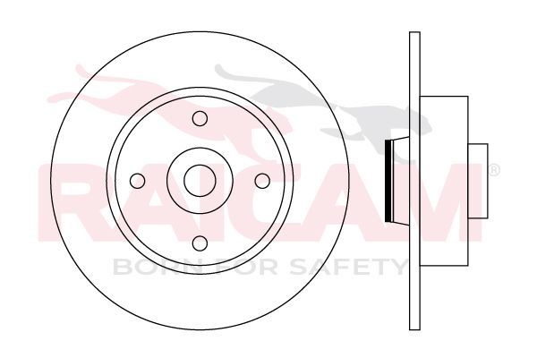 Stabdžių diskas RAICAM RD01541
