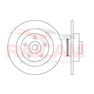 Stabdžių diskas RAICAM RD01543