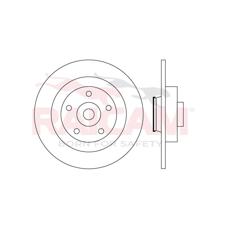 Stabdžių diskas RAICAM RD01543