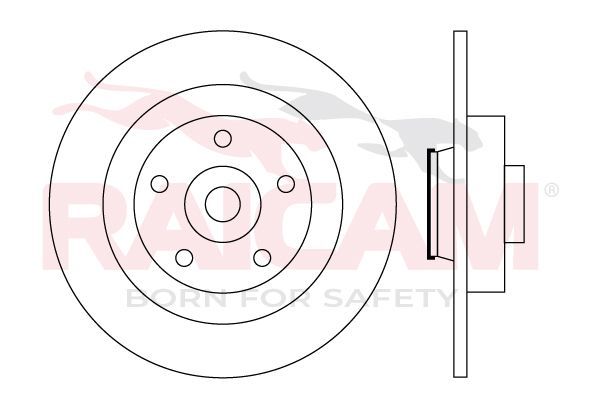 Stabdžių diskas RAICAM RD01543