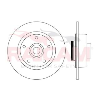Stabdžių diskas RAICAM RD01544