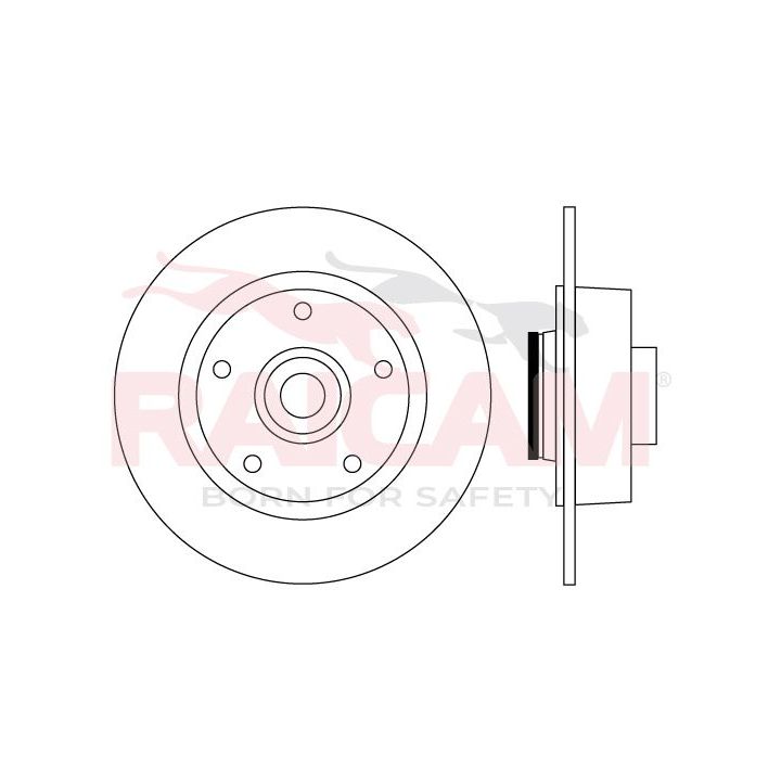 Stabdžių diskas RAICAM RD01544