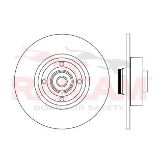 Stabdžių diskas RAICAM RD01545