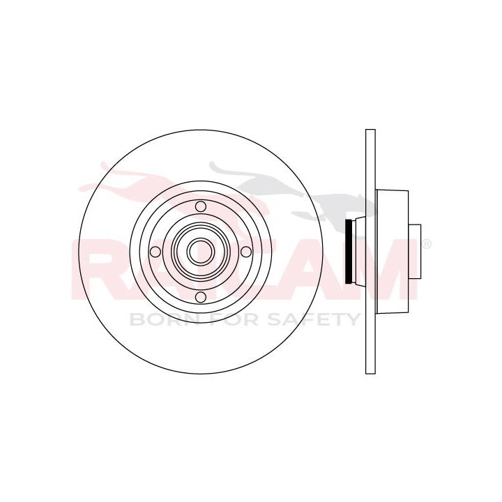 Stabdžių diskas RAICAM RD01545