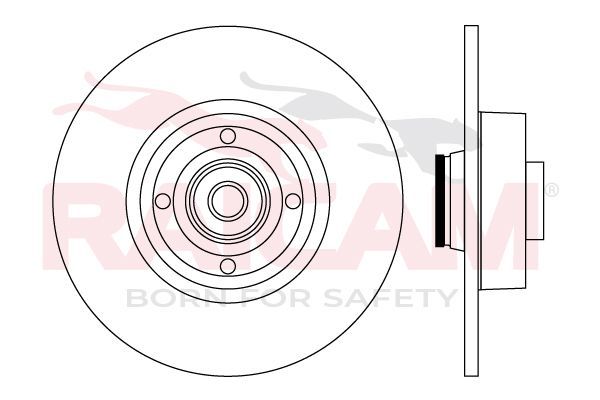 Stabdžių diskas RAICAM RD01545