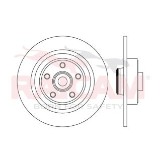 Stabdžių diskas RAICAM RD01546