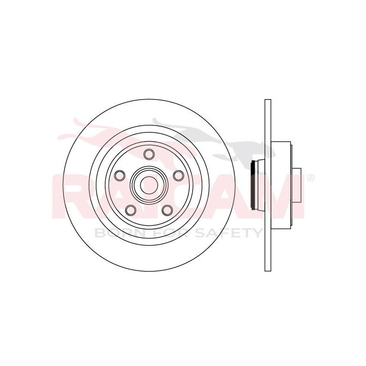 Stabdžių diskas RAICAM RD01546