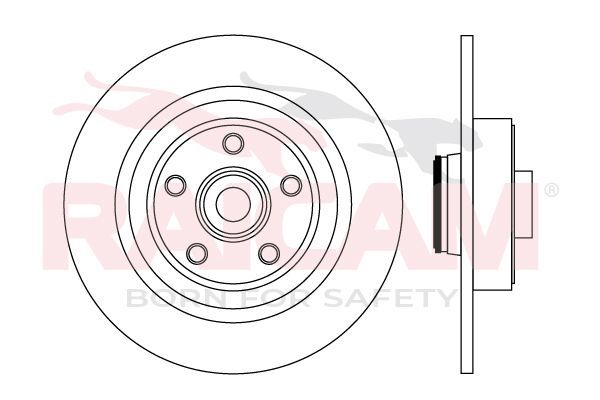 Stabdžių diskas RAICAM RD01546