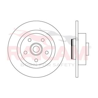 Stabdžių diskas RAICAM RD01549