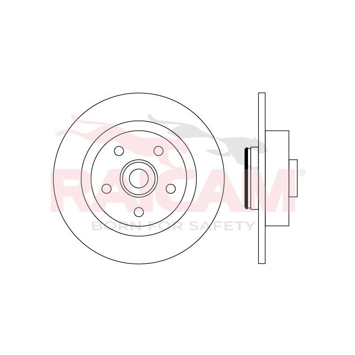 Stabdžių diskas RAICAM RD01549