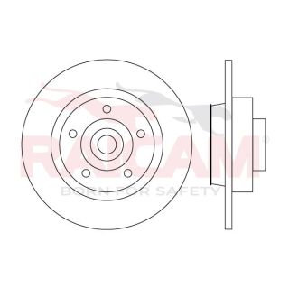 Stabdžių diskas RAICAM RD01550