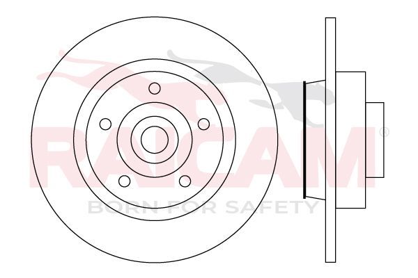 Stabdžių diskas RAICAM RD01550
