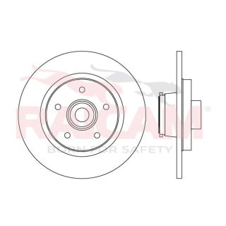 Stabdžių diskas RAICAM RD01553