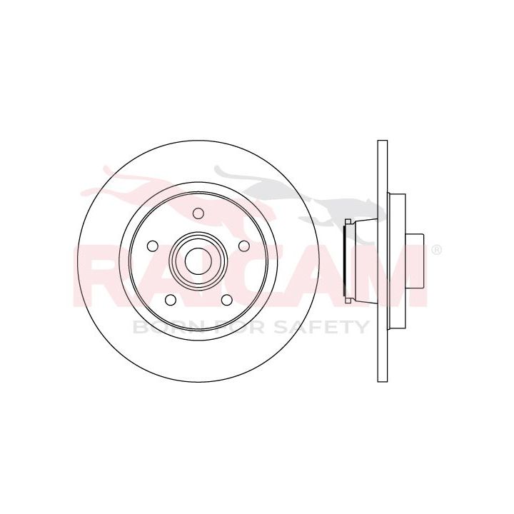 Stabdžių diskas RAICAM RD01553
