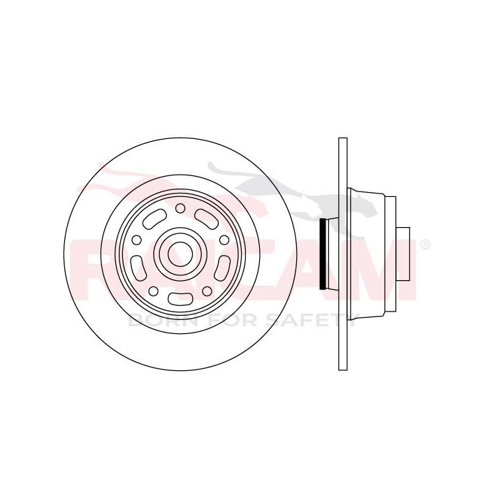 Stabdžių diskas RAICAM RD01576