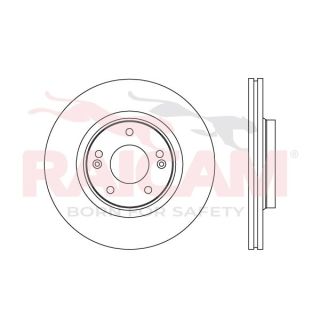 Stabdžių diskas RAICAM RD01583