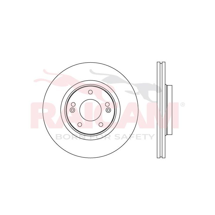 Stabdžių diskas RAICAM RD01583