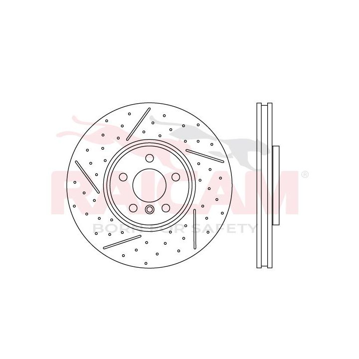 Stabdžių diskas RAICAM RD01585
