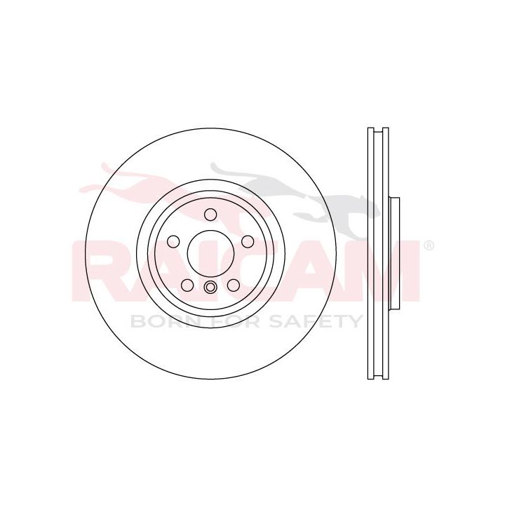 Stabdžių diskas RAICAM RD01586L