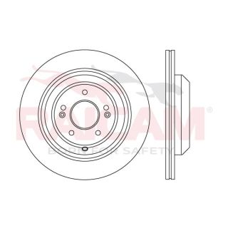 Stabdžių diskas RAICAM RD01595