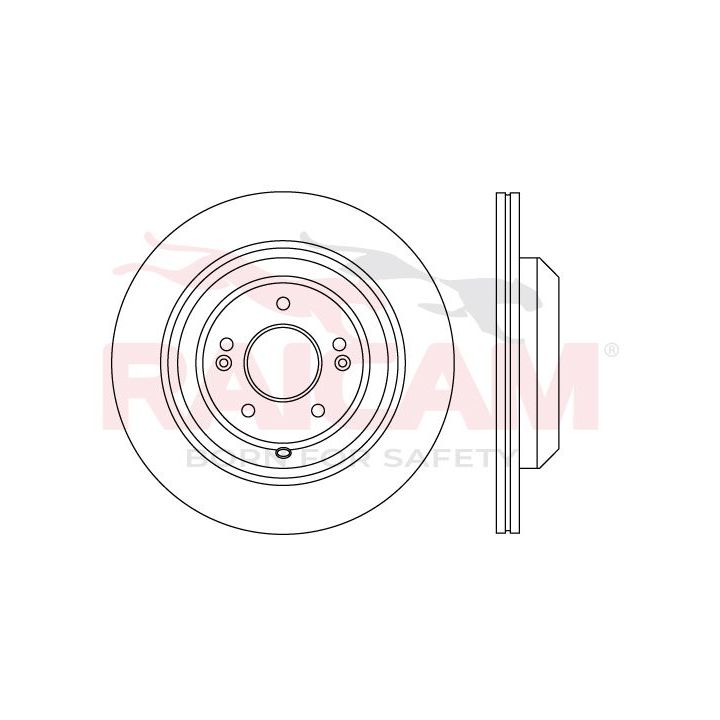 Stabdžių diskas RAICAM RD01595