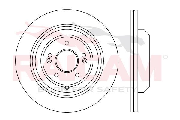 Stabdžių diskas RAICAM RD01595