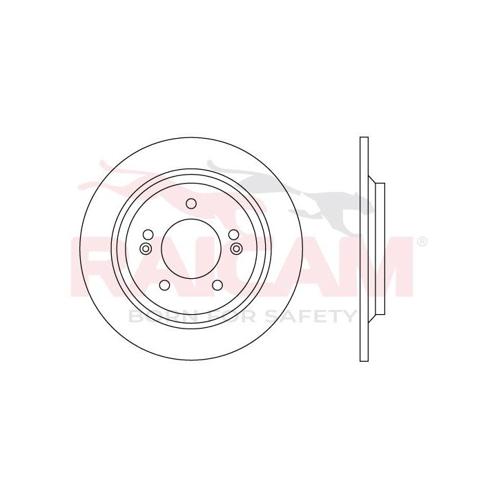 Stabdžių diskas RAICAM RD01598