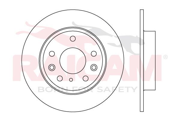 Stabdžių diskas RAICAM RD01607