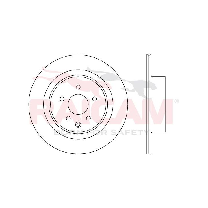 Stabdžių diskas RAICAM RD01614